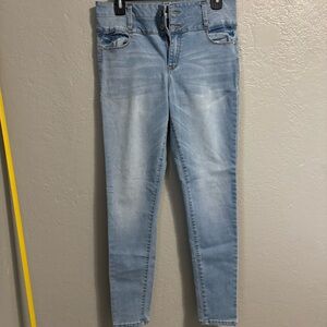 Tinseltown Light Blue Skinny Jeans for Women